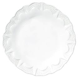 Incanto Stone Lace Modern White Stoneware Salad Plate