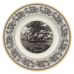 Audun Ferme French Country White Porcelain Salad Plate