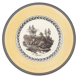 Audun Chasse French Country Yellow Porcelain Salad Plate