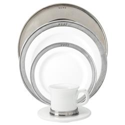 MATCH Modern Convivio Rim White Ceramic Dinnerware Collection