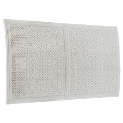 Siesta Coastal Caribbean Woven Leather Wrapped Rattan Headboard - Queen