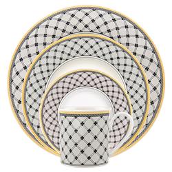 Audun Promenade French White Porcelain Dinnerware Collection