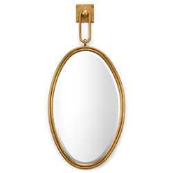 Leland Modern Classic Gold Iron Round Wall Mounted Mirror
