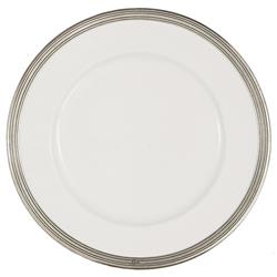 Tuscan French Country White Ceramic Charger Plate