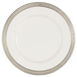 Tuscan French Country White Ceramic Dinner Plate