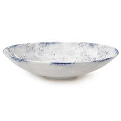 Giulietta French Country Blue Floral Ceramic Oval Serving Bowl