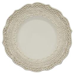 Finezza French Country Cream Ceramic Bread Plate