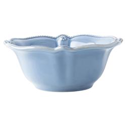 Juliska Berry &amp; Thread Chambray Blue Ceramic Cereal Bowl
