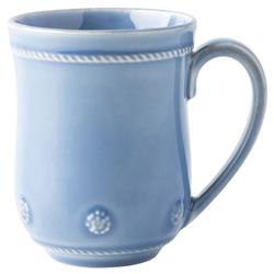 Juliska Berry &amp; Thread Chambray Blue Ceramic Mug