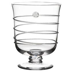 Juliska Amalia French Country Clear Bohemian Glass Hurricane Candleholder