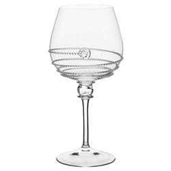 Juliska Amalia Light Body Modern Classic Clear Bohemian Red Wine Glass
