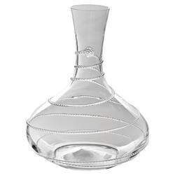 Juliska Amalia Modern Classic Clear Bohemian Glass Wine Decanter