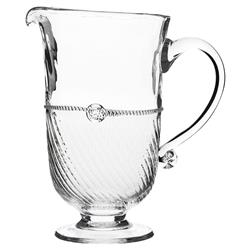 Juliska Graham Modern Classic Clear Glass Pitcher