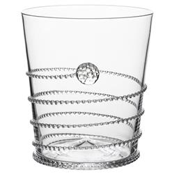 Juliska Amalia Modern Classic Clear Bohemian Double Old Fashioned Glass