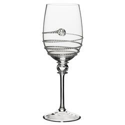 Juliska Amalia Light Body Modern Classic Clear Bohemian White Wine Glass