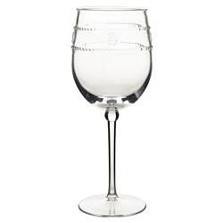 Juliska Isabella Modern Classic Clear Acrylic Wine Glass
