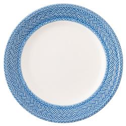 Juliska Le Panier Delft Blue Band White Ceramic Salad Plate