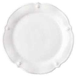 Juliska Berry &amp; Thread Flared Whitewash Ceramic Cocktail Plate