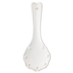 Juliska Berry &amp; Thread Whitewash Ceramic Spoon Rest