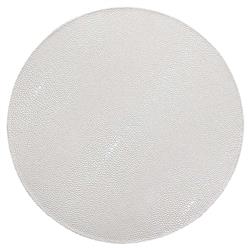 Pebble Modern Classic Silver Round Placemat - Set of 4
