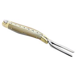 Forge de Laguiole Modern Classic Grey Horn Tip Golf Divot Tool with Knife