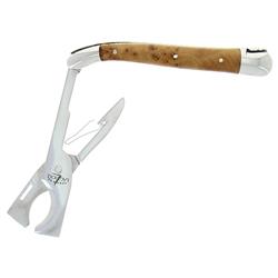 Forge de Laguiole Modern Classic Brown Thuya Handle Cigar Scissor Cutter