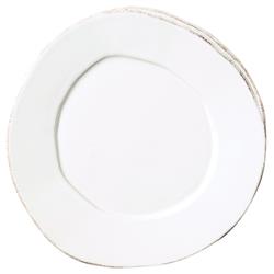 Lastra Modern Classic White Stoneware Salad Plate