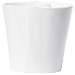 Lastra Modern Classic White Stoneware Utensil Holder