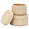Pigeon and Poodle Koba Coastal Beach Natural Bagor Grass Round Canisters - Set of 2|Kathy Kuo Home