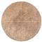 Tanner Rustic Beige Hide Round Placemat - Set of 2|Kathy Kuo Home