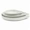 Marcus Modern Classic White Stoneware Spoon Rest - Set of 3|Kathy Kuo Home