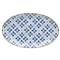 Transatlantica Global Bazaar Blue Porcelain Oval Platter - Small|Kathy Kuo Home