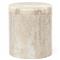 Pigeon and Poodle Athlone Modern Classic Beige Marble Canister|Kathy Kuo Home