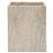 Pigeon and Poodle Athlone Modern Classic Beige Marble Waste Basket - Small|Kathy Kuo Home
