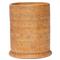 Pigeon and Poodle Dalton Coastal Beach Brown Rattan Round Waste Basket|Kathy Kuo Home