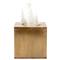Pigeon and Poodle Redon Modern Antique Brass Ribbed Metal Tissue Box - Small|Kathy Kuo Home