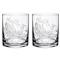 Lucy Coastal Beach Clear On The Rocks Short Glass - Set of 2|Kathy Kuo Home