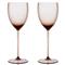 Quinn Modern Classic Amber White Wine Glass - Set of 2|Kathy Kuo Home