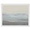 Marco Coastal Beach Blue Abstract Landscape I Acrylic Frame Painting|Kathy Kuo Home
