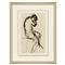 Malinda French Country Figure Gold Frame Illustration V|Kathy Kuo Home