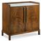 Ridge Modern Classic Brown Mahogany Wood White Marble Top Bar Cabinet|Kathy Kuo Home