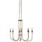 Kathleen French Country Gold Iron Rod Candle Style Chandelier|Kathy Kuo Home
