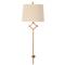 Theresa French Country Antique Gold Iron Wallcherie Sconce|Kathy Kuo Home