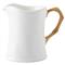 Juliska Bamboo Coastal Beach White Ceramic Creamer|Kathy Kuo Home