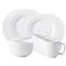 Juliska Puro Modern Classic Whitewash Ceramic 16 Piece Place Setting|Kathy Kuo Home