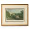Inara French Castle Landscape Gold Frame Illustration|Kathy Kuo Home