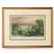 Kade French Country Castle Landscape Gold Frame Illustration|Kathy Kuo Home
