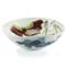John-Richard Juliana Modern Classic Maroon Blue Green Porcelain Bowl - 16.5 Inch|Kathy Kuo Home