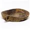 Willow French Country Brown Wood Round Chipatti Decorative Bowl|Kathy Kuo Home