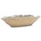 John-Richard Ormond Hollywood Polished Nickel Gold Wash Bark Oval Bowl|Kathy Kuo Home